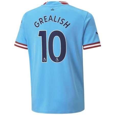 Camisola Manchester City Jack Grealish 10 Principal 2022-23